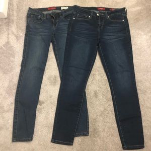 2 guess factory jeans size 28 $10 for both